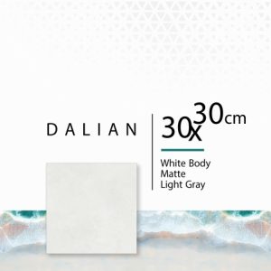 سرامیک دالیان طوسی روشن 30*30 خاک سفید