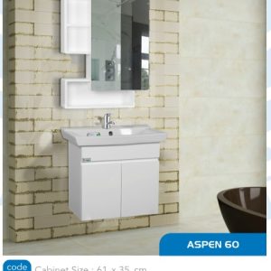 روشویی آسپن 60 سفید صدف Aspen