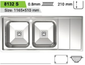 سینک فانتزی تو کار کن مدل 8132-s
