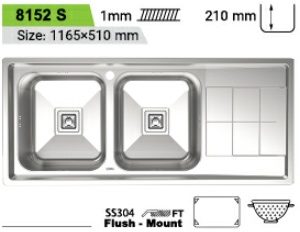 سینک فانتزی تو کار کن مدل 8152-s