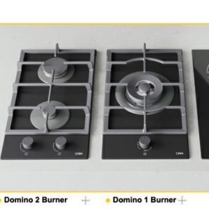 گاز توکار شیشه ای کن مدل can-DOMINO