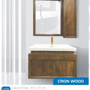 روشویی کرون 67 طرح چوب صدف