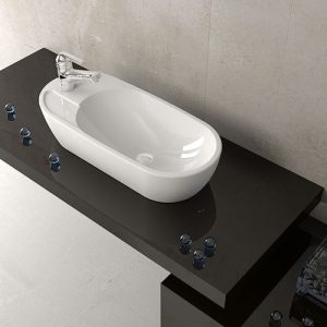 چینی گلسار سنگ روکابینتی مدل کلین