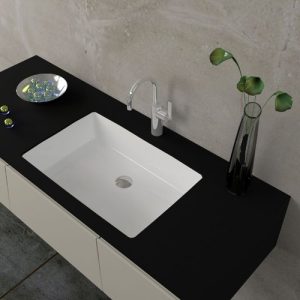 چینی گلسار سنگ روکابینتی مدل زیر سنگی گاترین
