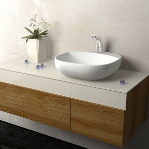 چینی گلسار سنگ روکابینتی مدل لومینوس وسط