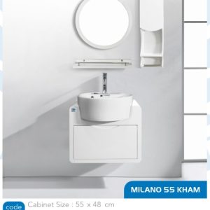 روشویی میلانو 55 خم صدف