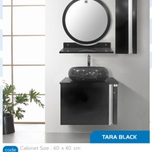 روشویی تارا 60 مشکی صدف