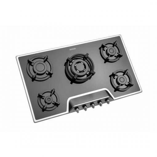 استیل البرز گاز رومیزی 5 شعله شیشه ای مدل G5951 i s
