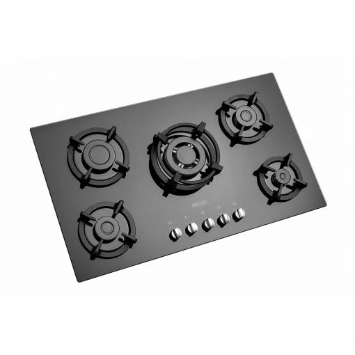 استیل البرز گاز رومیزی 5 شعله شیشه ای مدل G5954 i