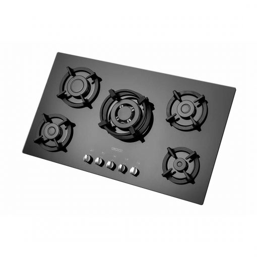 استیل البرز گاز رومیزی 5 شعله شیشه ای مدل G5954 i